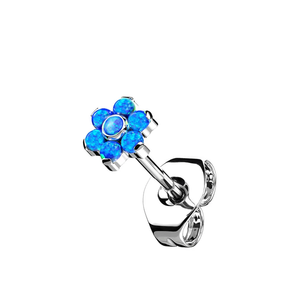 Tytan kwiatek opal srebrny - Image 3