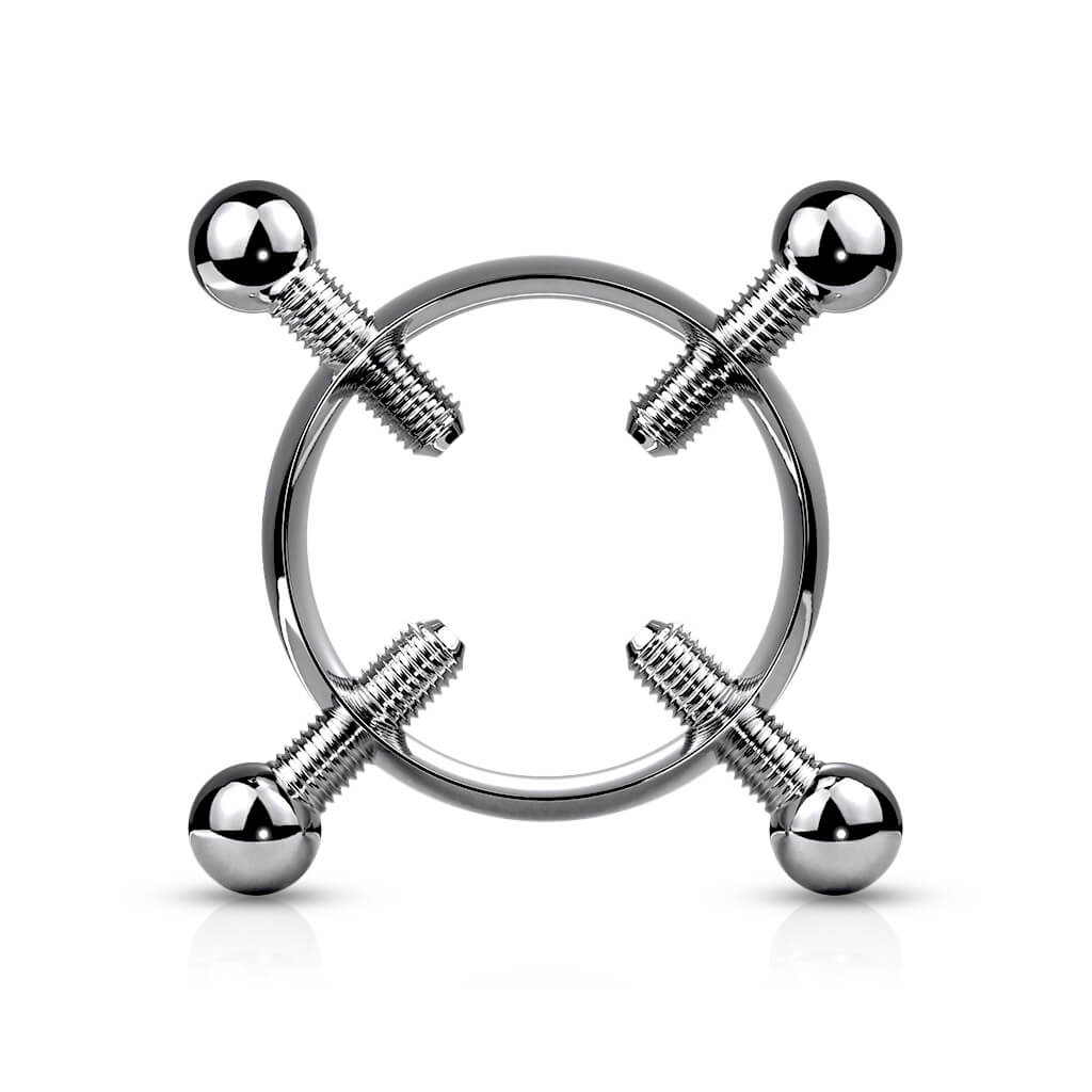 Fake piercing do sutka 4 śrubki - Image 6