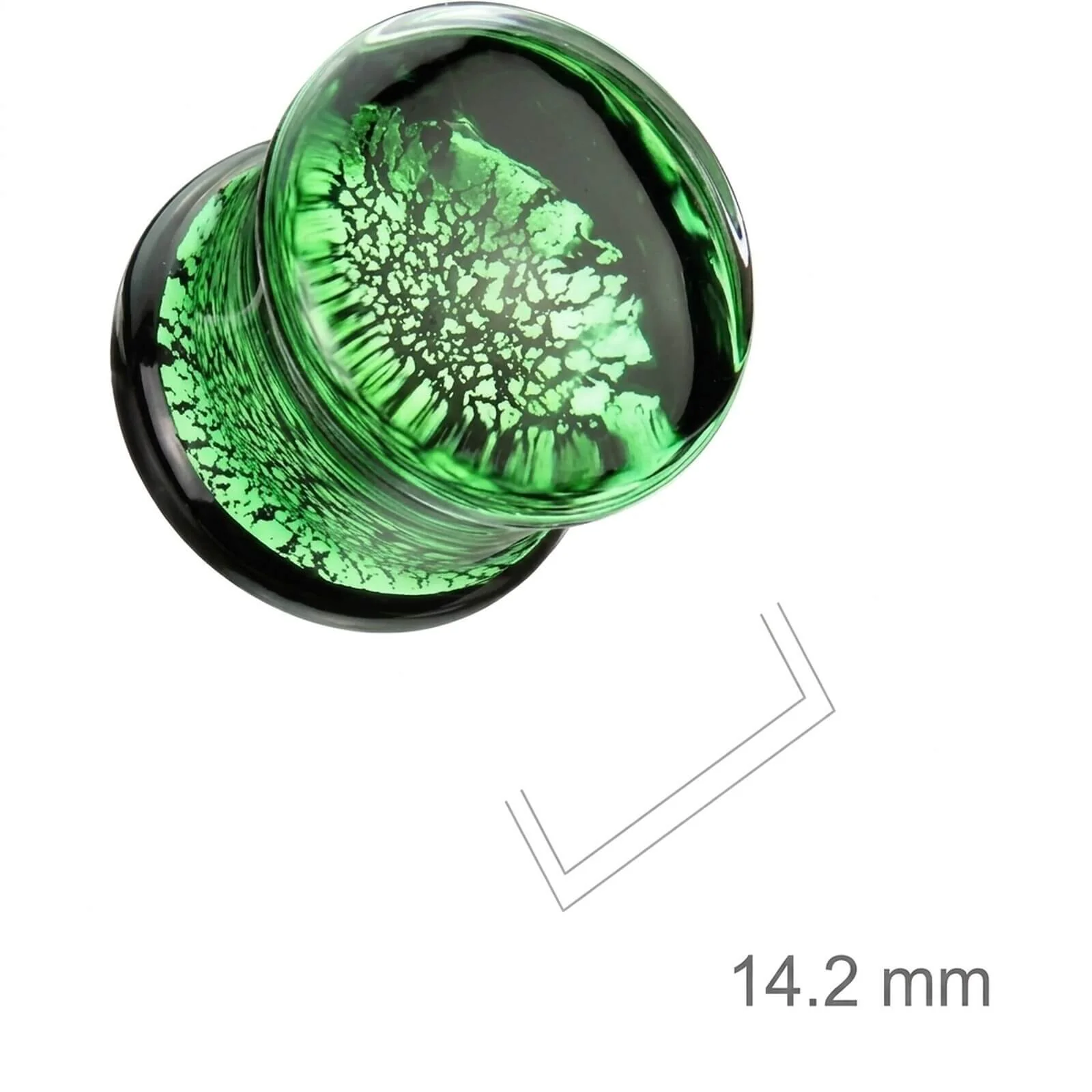 Szkło szklany zielono czarny - Image 2
