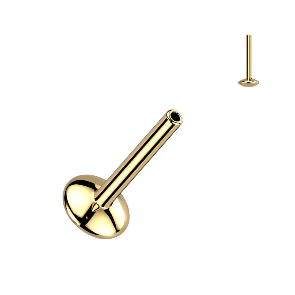 Tytan pręcik labret podstawa 4mm push-in - Image 4