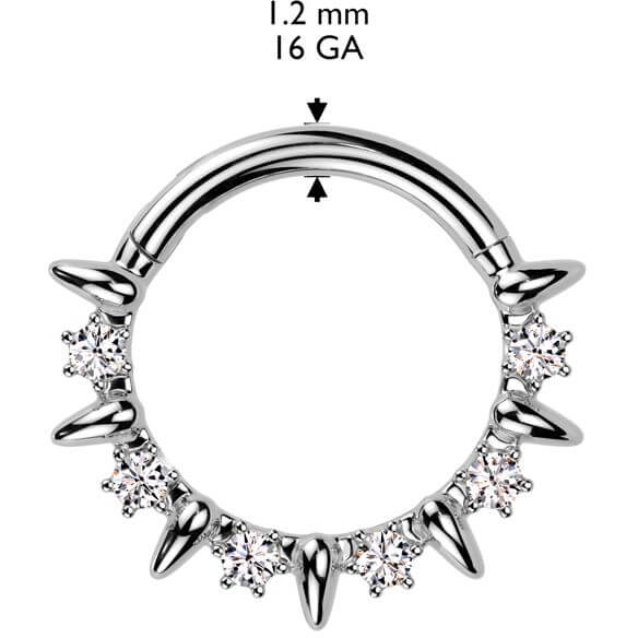 Kółko cyrkonie clicker - Image 3