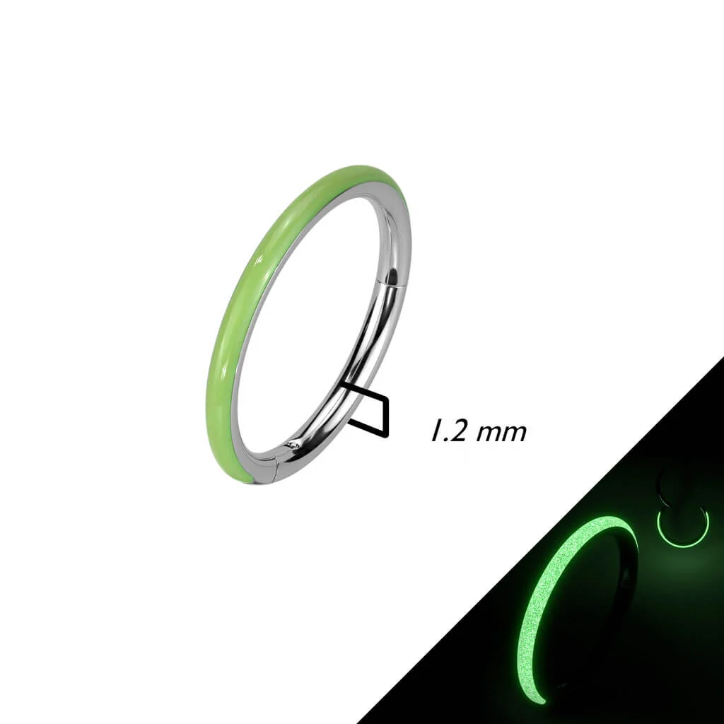 Tytan kółko Świecący w ciemności clicker - Image 4