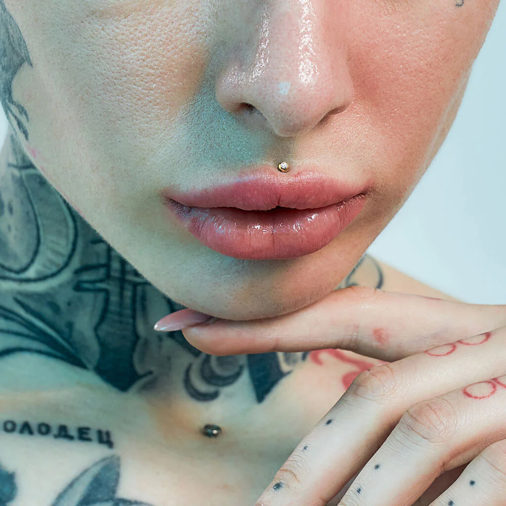 Tytan labret cyrkonia kulka - Image 3