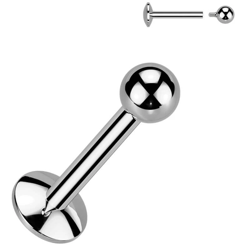 Tytan labret kulka podstawa 4mm gwint wewnętrzny - Image 2