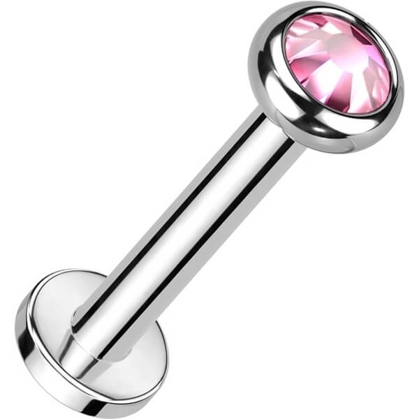 Tytan labret cyrkonia opal gwint wewnętrzny - Image 10