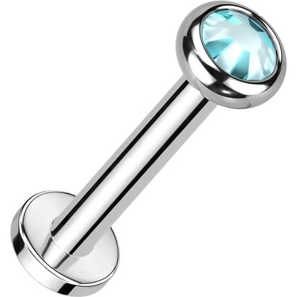 Tytan labret cyrkonia opal gwint wewnętrzny - Image 11