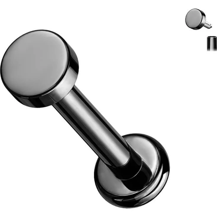 Tytan labret płaski okrągły gwint wewnętrzny - Image 6