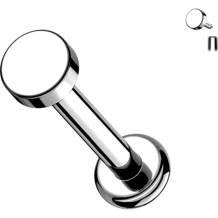 Tytan labret płaski okrągły gwint wewnętrzny - Image 7
