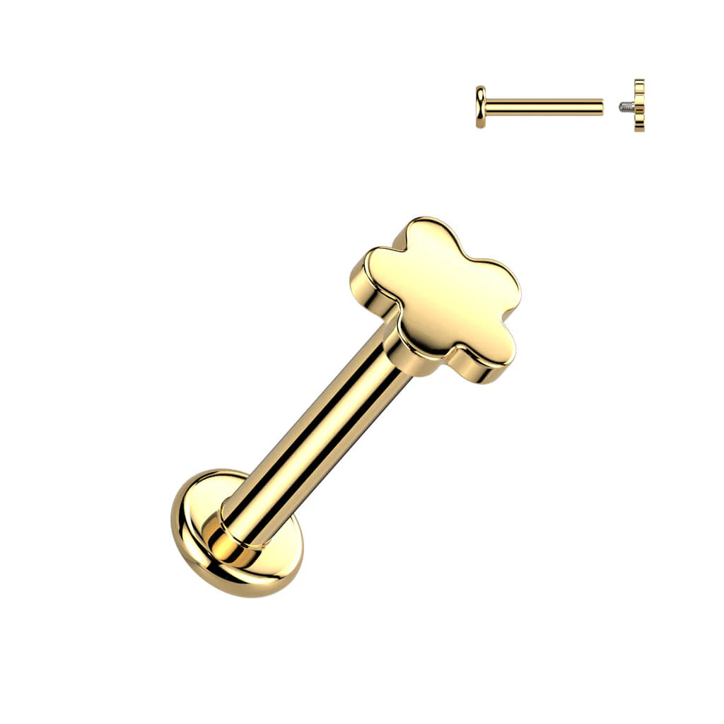 Tytan labret kwiatek gwint wewnętrzny - Image 4