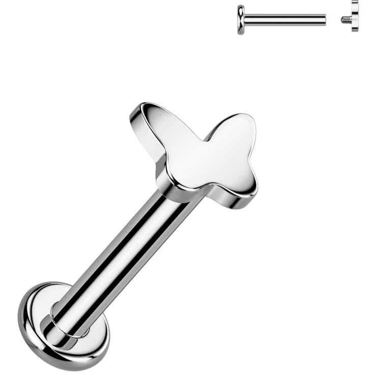 Tytan labret motylek gwint wewnętrzny - Image 2
