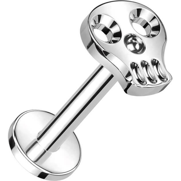 Tytan labret czaszka gwint wewnętrzny - Image 4